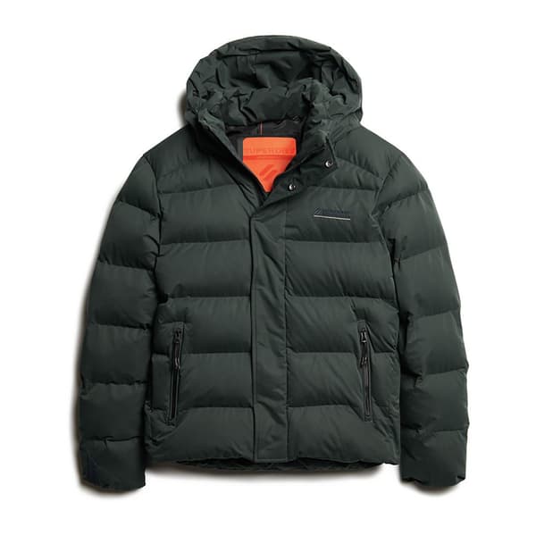 Superdry Pufferjacka Microfibre Sport Grå S Man
