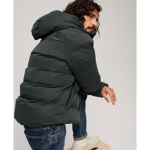 Superdry Pufferjacka Microfibre Sport Grå S Man