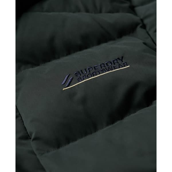 Superdry Pufferjacka Microfibre Sport Grå S Man