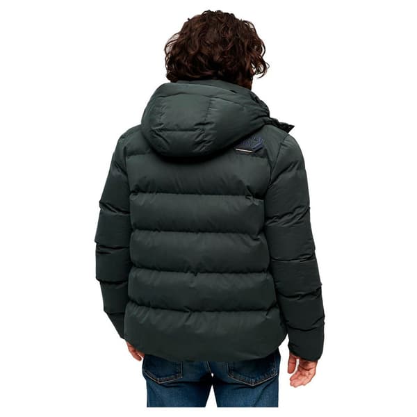 Superdry Pufferjacka Microfibre Sport Grå S Man