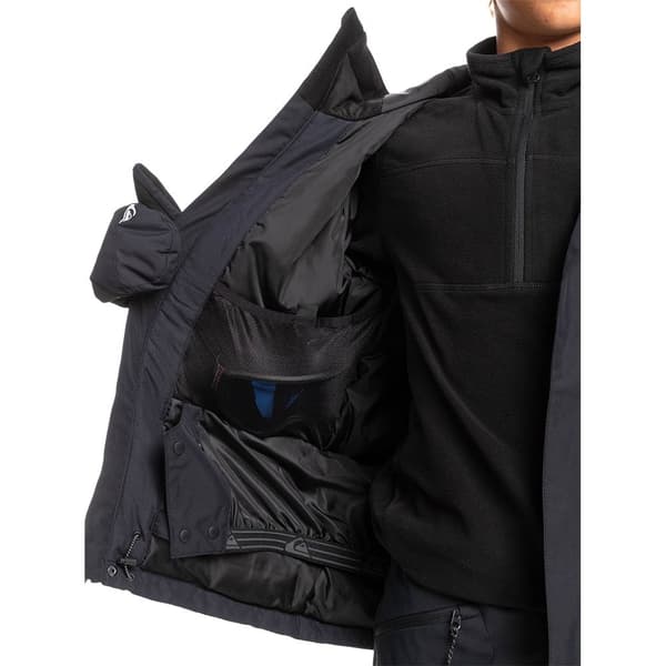 Quiksilver Takki Mission Sld Musta 6-7 Years Poika