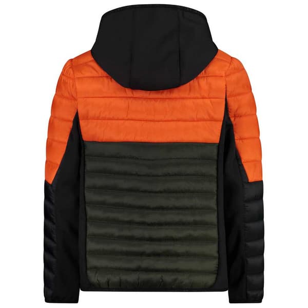 Cmp Jakke Hybrid Fix Hood 32z4474 Orange 16 Years Dreng
