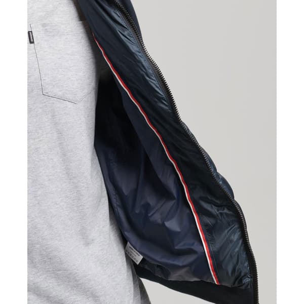 Superdry Vadderad Jacka Storm Hybrid Blå 2XL Man