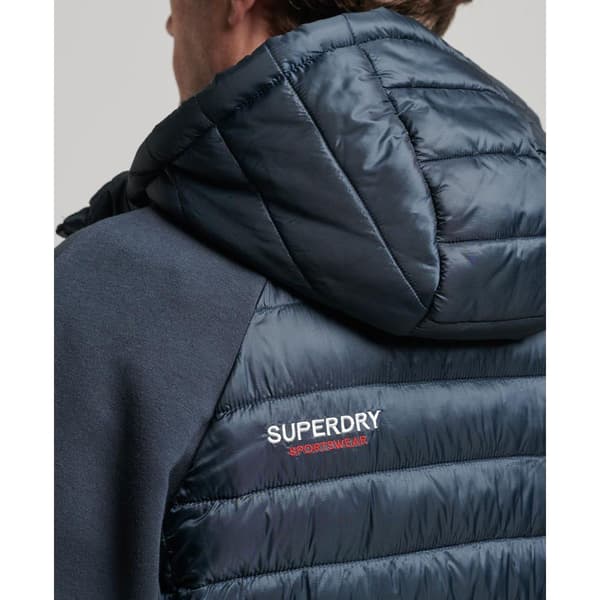 Superdry Vadderad Jacka Storm Hybrid Blå 2XL Man