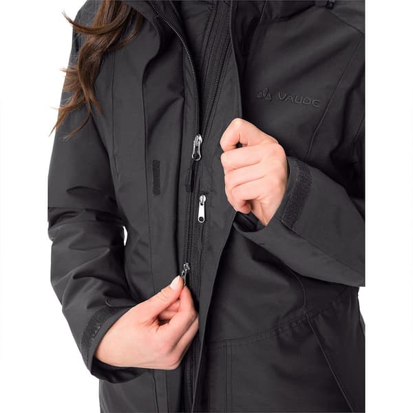 Vaude Jakke Idris 3 In 1 Iii Sort 44 Kvinde