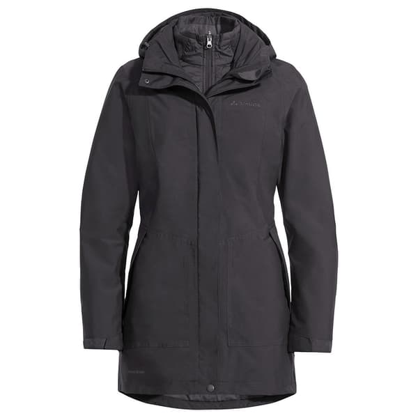 Vaude Jakke Idris 3 In 1 Iii Sort 44 Kvinde