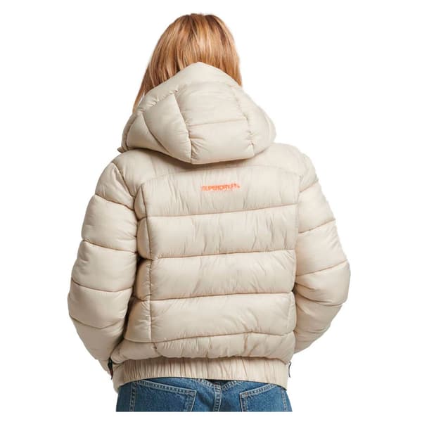 Superdry Pufferjacka Sports Beige XS Kvinna