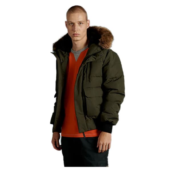 Superdry Quiltad Bomberjacka Everest Grönt XL Man