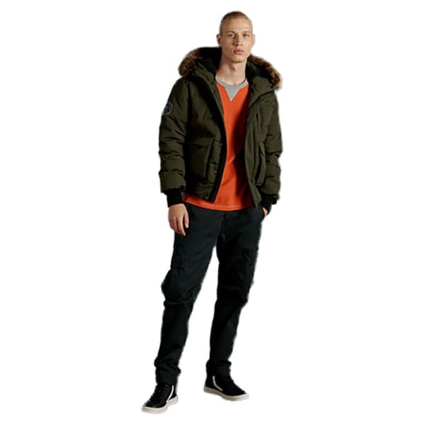 Superdry Quiltad Bomberjacka Everest Grönt XL Man
