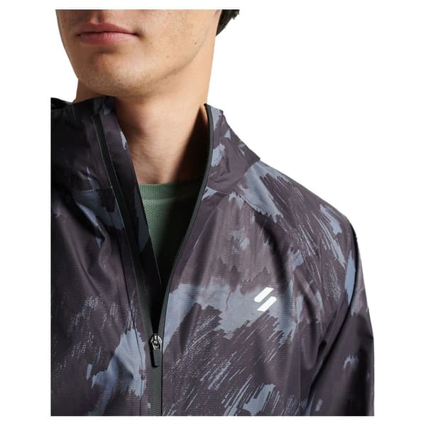 Superdry Jacka Waterproof Grå L Man