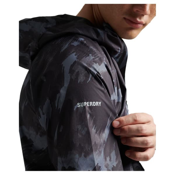 Superdry Jacka Waterproof Grå L Man