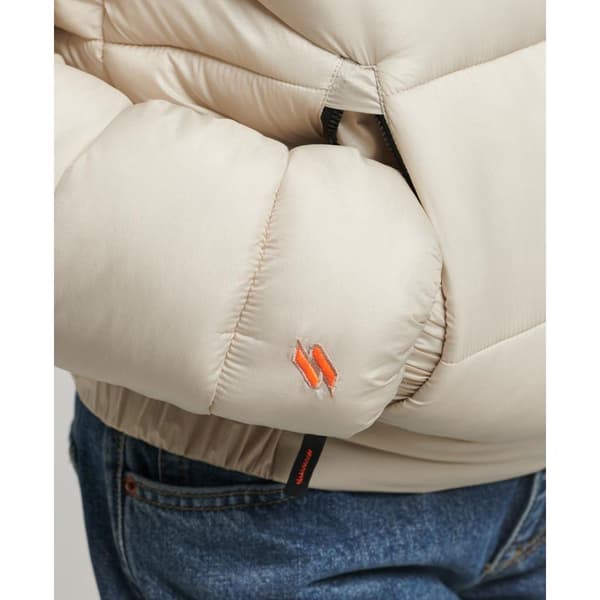 Superdry Pufferjacka Sports Beige S Kvinna