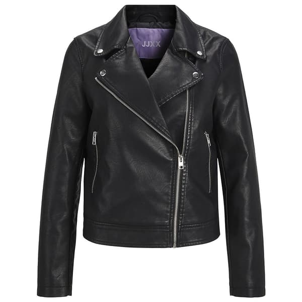 Jack & Jones Läderjacka Gail Faux Biker Svart L Kvinna