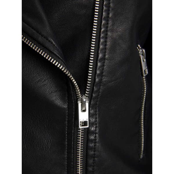 Jack & Jones Läderjacka Gail Faux Biker Svart L Kvinna