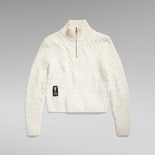 G-star Villapaita Chunky Skipper Beige L Nainen