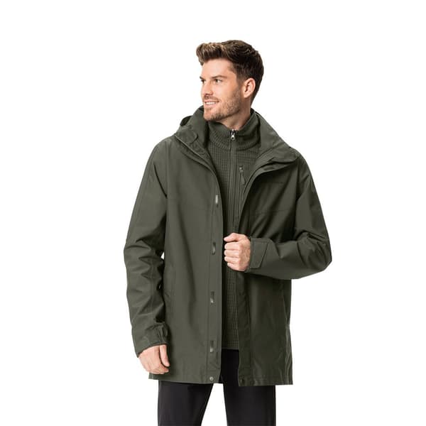 Vaude Parka Idris 3 In 1 Iii Grøn 2XL Mand