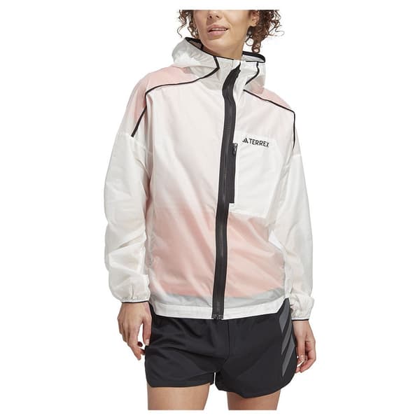 Adidas Jacka Agr Vit L Kvinna