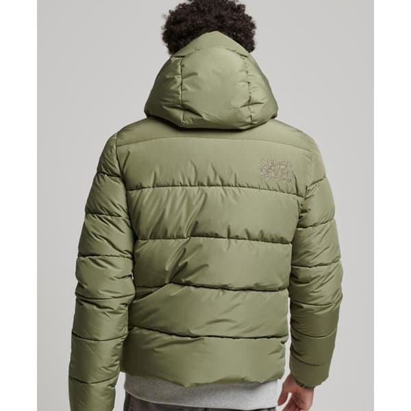 Superdry Pufferjacka Sports Grönt L Man