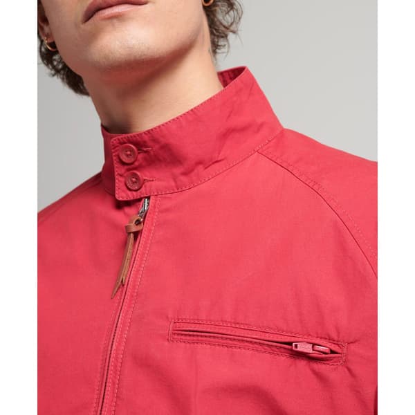 Superdry Jacka Vintage Collegiate Harrington Röd L Man