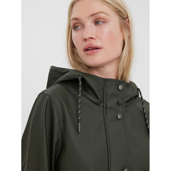Vero Moda Malou Parka Coated Grøn XS Kvinde