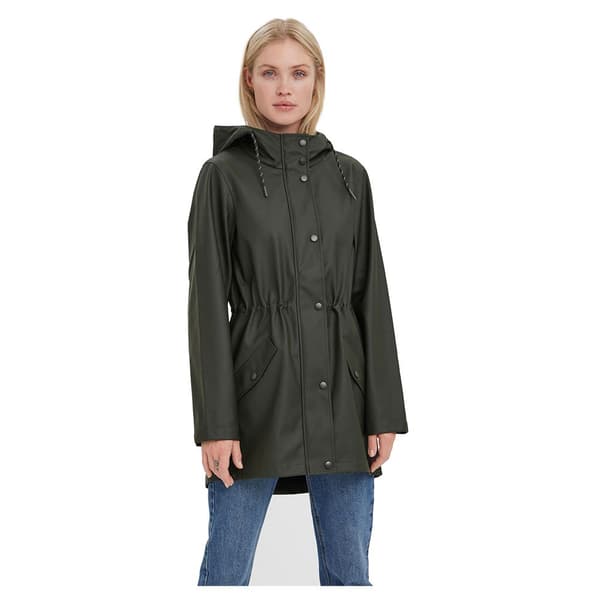 Vero Moda Malou Parka Coated Grøn XS Kvinde