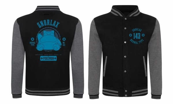 Pokemon - Collegiate Snorlax (Varsity Jacket) - Ex Ex Large