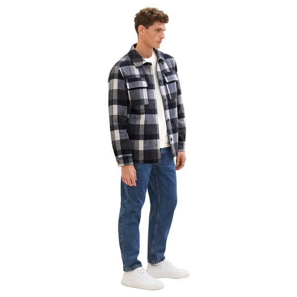 Tom Tailor Jacka 1037332 Casual Shirt Flerfärgad XL Man