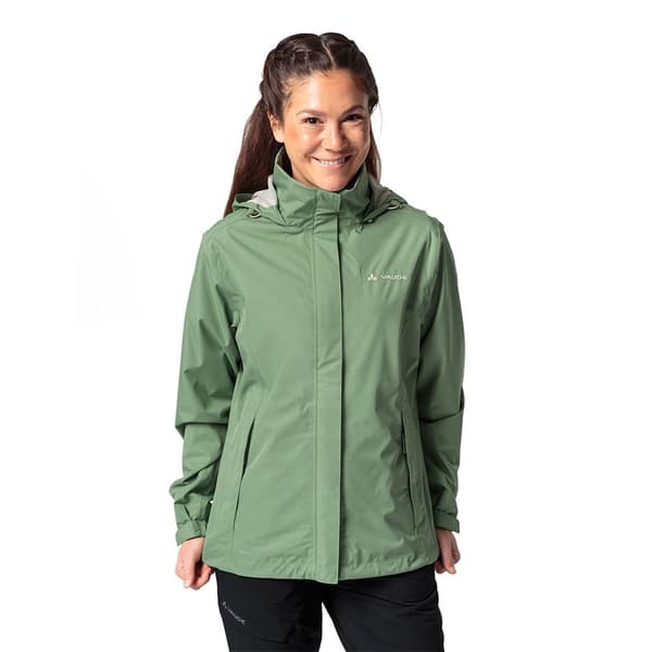 Vaude Regnjacka Med Full Dragkedja Escape Light Grönt 40 Kvinna