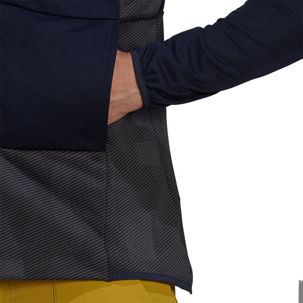 Adidas Täysin Vetoketjullinen Fleece Terrex Zupahike Sininen M Mies