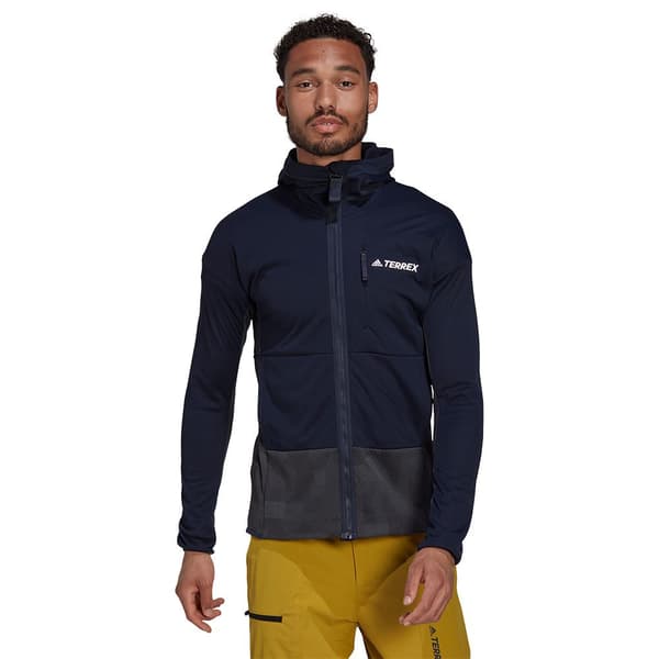 Adidas Täysin Vetoketjullinen Fleece Terrex Zupahike Sininen M Mies