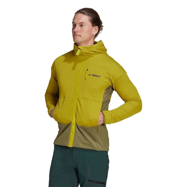 Adidas Täysin Vetoketjullinen Fleece Terrex Zupahike Vihreä S Mies