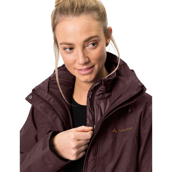Vaude Jakke Skomer 3in1 Ii Brun 42 Kvinde