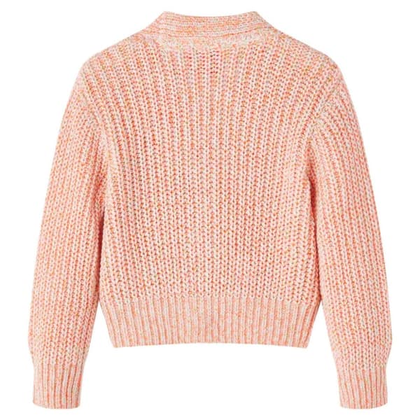 vidaXL Cardigan for barn strikket blandet rosa 140