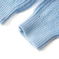 Miniatyrbilde 5 av 7: vidaXL Cardigan for barn strikket blå 128