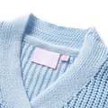 Miniatyrbilde 3 av 7: vidaXL Cardigan for barn strikket blå 116