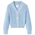 Miniatyrbilde 1 av 7: vidaXL Cardigan for barn strikket blå 116