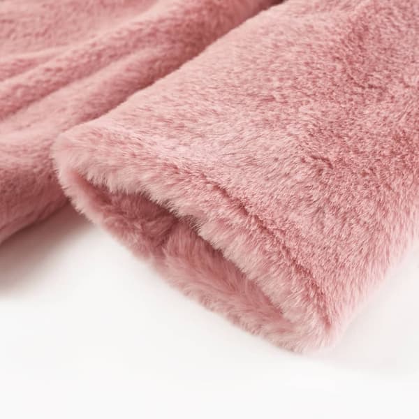 vidaXL Barnejakke fuskepels rosa 128