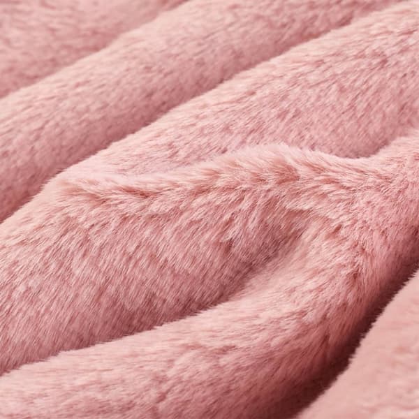 vidaXL Barnejakke fuskepels rosa 128