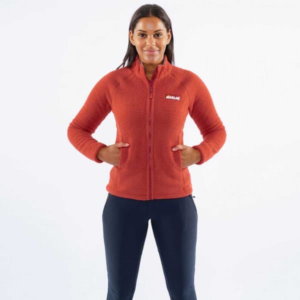 Montane Fleece Tundra Röd L Kvinna