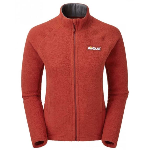 Montane Fleece Tundra Röd L Kvinna