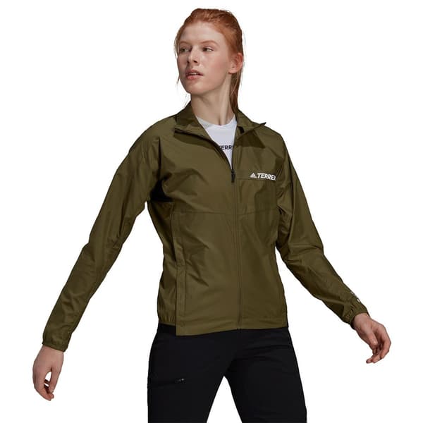 Adidas Jacka Mt Windbreaker Röd M Kvinna