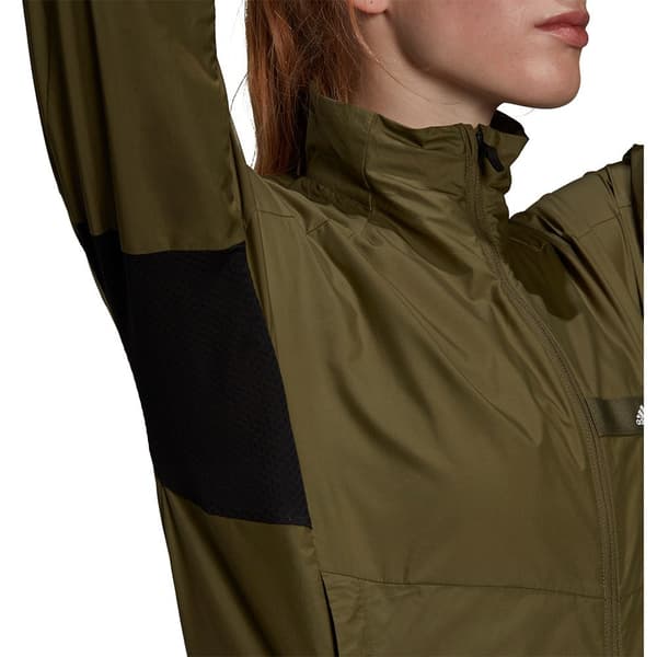 Adidas Jacka Mt Windbreaker Röd M Kvinna