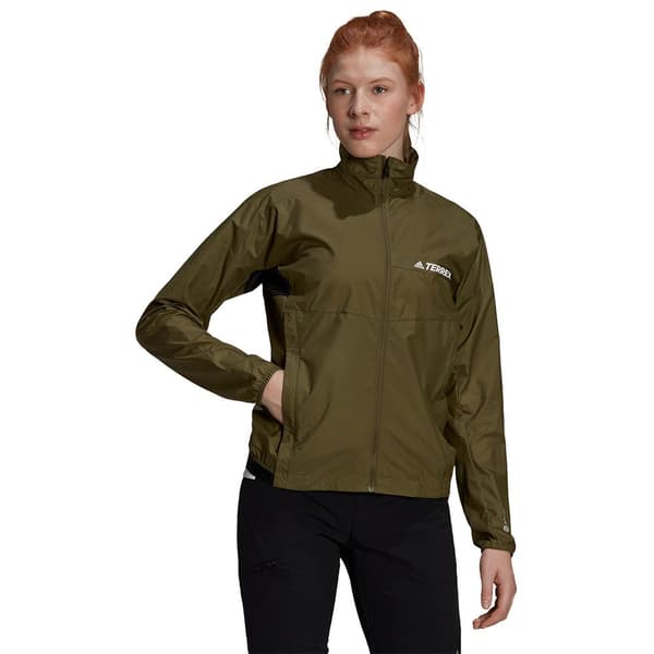 Adidas Jacka Mt Windbreaker Röd M Kvinna