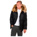 Miniatyrbillede 1 af 5: Alpha Industries N-3b Vf59 Frakke Sort M Mand