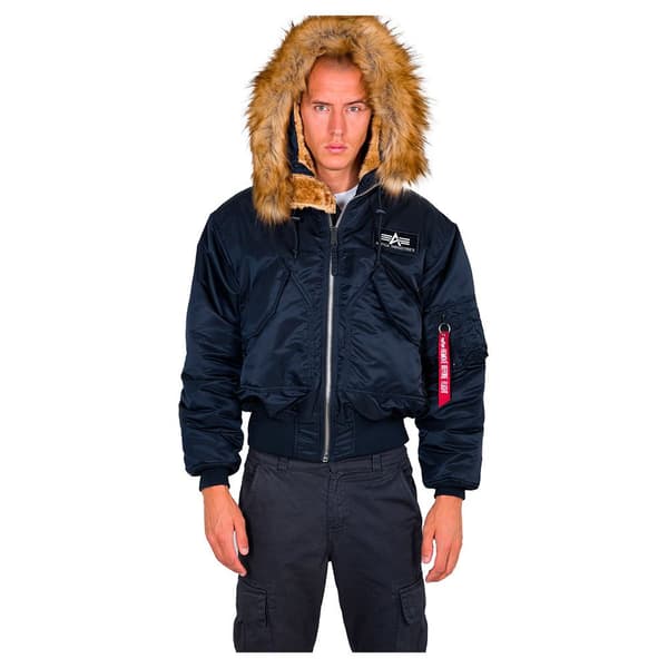 Alpha Industries Jakke 45p Custom Blå M Mand