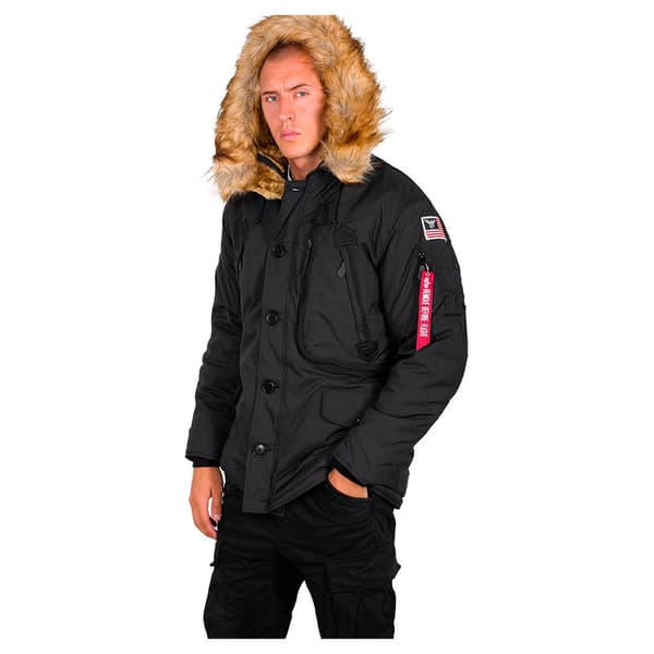 Alpha Industries Jakke Polar Sort S Mand
