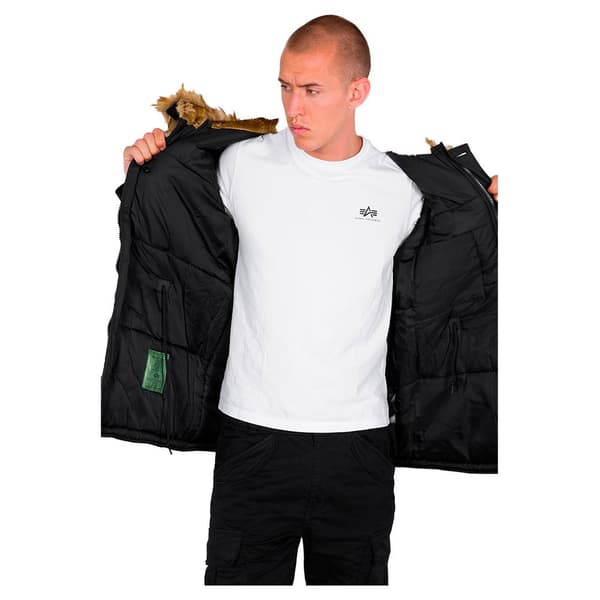 Alpha Industries Jakke Polar Sort S Mand