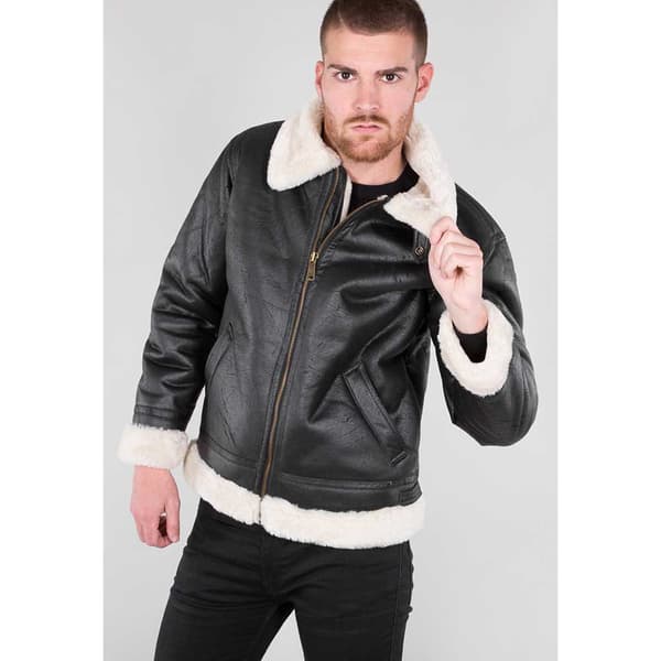 Alpha Industries B3 Fl Takki Musta S Mies