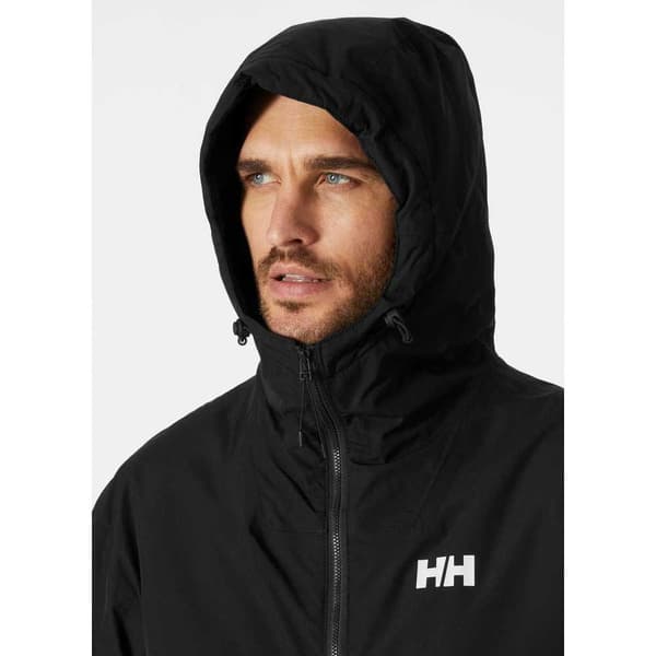 Helly Hansen Jakke Ervik Ins Rain Sort M Mand