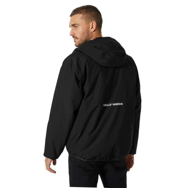 Helly Hansen Jakke Ervik Ins Rain Sort M Mand